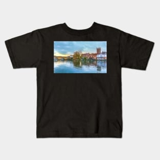 Henley on Thames a Digital Sketch Kids T-Shirt